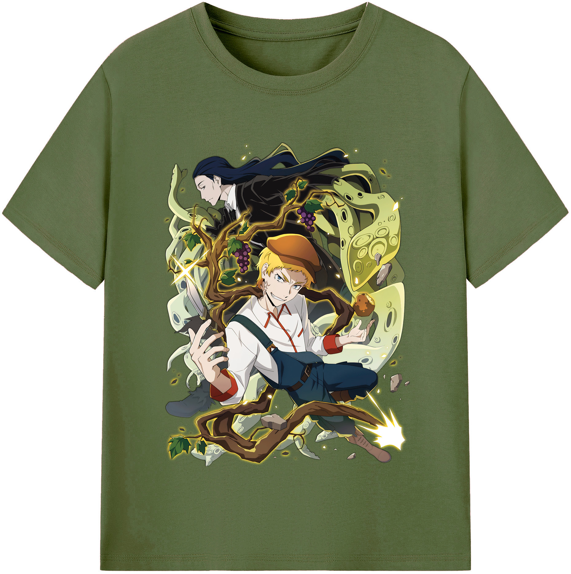 （画像用） 文豪ストレイドッグス Bungo Stray Dogs 綿100％半袖Tシャツ（フロントプリント）